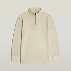 Overdyed half zip tweeter