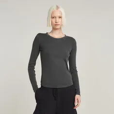 Overdyed slim l\s r t wmn