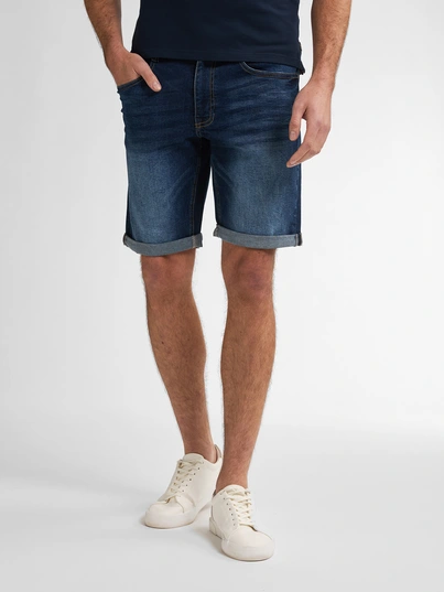 Petrol industries - Korte broek denim - Donkere denim - M-1050-Sho002