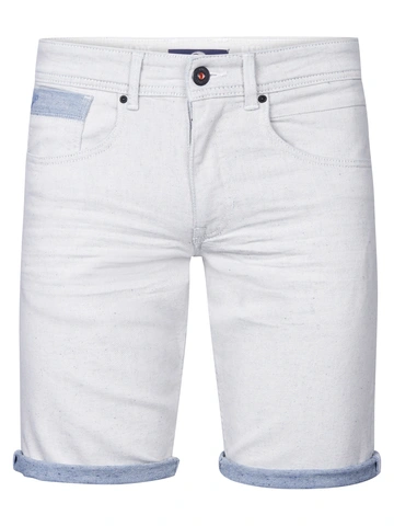 Petrol industries - Korte broek denim - Ecru - M-1050-Sho012