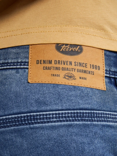 Petrol industries - Korte broek denim - Lichte Denim - M-Ros-Sho001