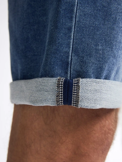 Petrol industries - Korte broek denim - Lichte Denim - M-Ros-Sho001