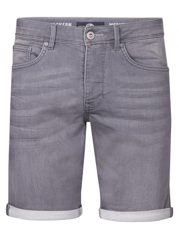Petrol industries - Korte broek denim - Lichtgrijs - M-Ros-Sho001