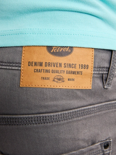 Petrol industries - Korte broek denim - Lichtgrijs - Men Shorts Denim - M-Ros-Sho001