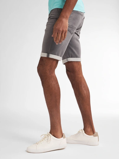 Petrol industries - Korte broek denim - Lichtgrijs - Men Shorts Denim - M-Ros-Sho001