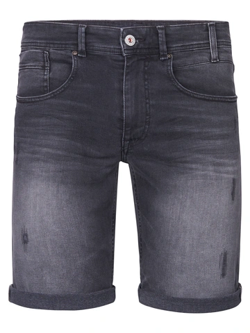 Petrol industries - Korte broek denim - Zwarte denim - M-1050-Sho003