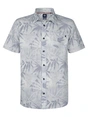 Petrol industries - Overhemd korte mouw - Donkerblauw - M-1050-Sis435 - Men Shirt Short Sleeve AOP
