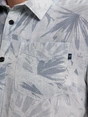 Petrol industries - Overhemd korte mouw - Donkerblauw - M-1050-Sis435 - Men Shirt Short Sleeve AOP