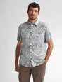Petrol industries - Overhemd korte mouw - Donkerblauw - M-1050-Sis435 - Men Shirt Short Sleeve AOP