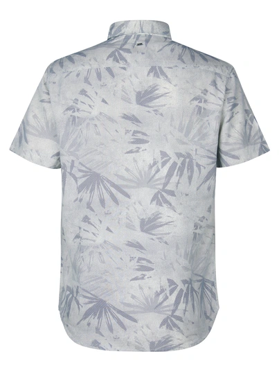 Petrol industries - Overhemd korte mouw - Donkerblauw - M-1050-Sis435 - Men Shirt Short Sleeve AOP