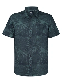 Petrol industries - Overhemd korte mouw - Petrol - M-1050-Sis435 - Men Shirt Short Sleeve AOP