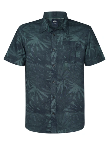 Petrol industries - Overhemd korte mouw - Petrol - M-1050-Sis435 - Men Shirt Short Sleeve AOP
