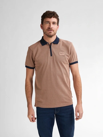 Petrol Industries - Polo - Bruin - Men Polo Short Sleeve - M-1050-Pol907