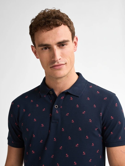 Petrol industries - Polo - Donkerblauw - M-1050-Pol921 - Men Polo Short Sleeve