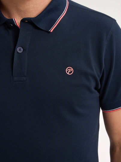 Petrol industries - Polo - Donkerblauw - M-Ros-Pol003 - Men Polo Short Sleeve