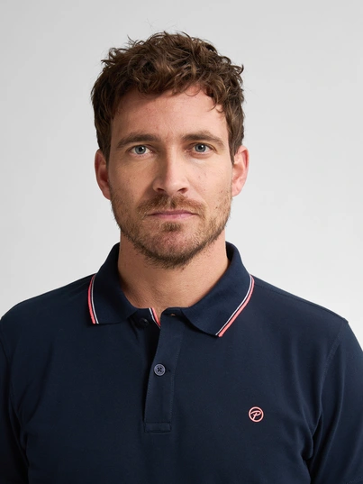 Petrol industries - Polo - Donkerblauw - M-Ros-Pol003 - Men Polo Short Sleeve