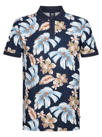 Petrol Industries - Polo - Donkerblauw - Men Polo Short Sleeve - M-1050-Pol908