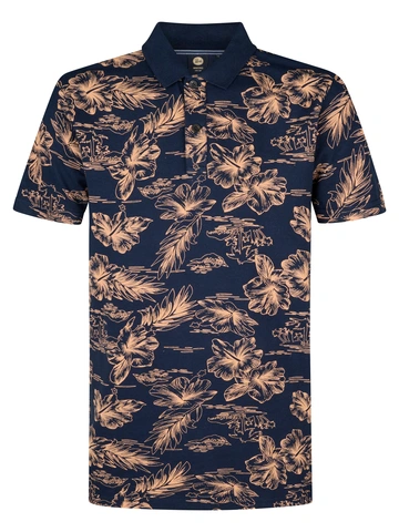 Petrol Industries - Polo - Donkerblauw - Men Polo Short Sleeve - M-1050-Pol911