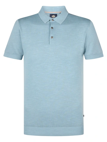 Petrol Industries - Polo - Lichtblauw - Men Knitwear Polo - M-1050-Kwc207