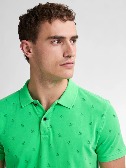 Petrol industries - Polo - Lichtgroen - M-1050-Pol921 - Men Polo Short Sleeve