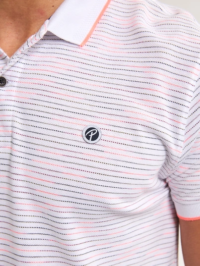 Petrol industries - Polo - Wit - M-1050-Pol914 - Men Polo Short Sleeve