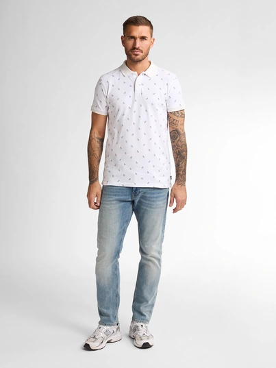 Petrol industries - Polo - Wit - M-1050-Pol921 - Men Polo Short Sleeve