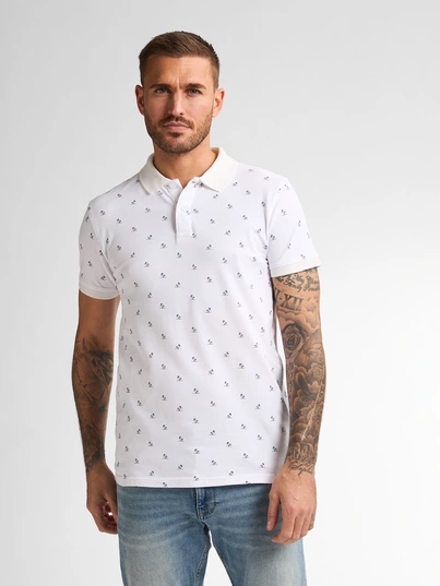 Petrol industries - Polo - Wit - M-1050-Pol921 - Men Polo Short Sleeve