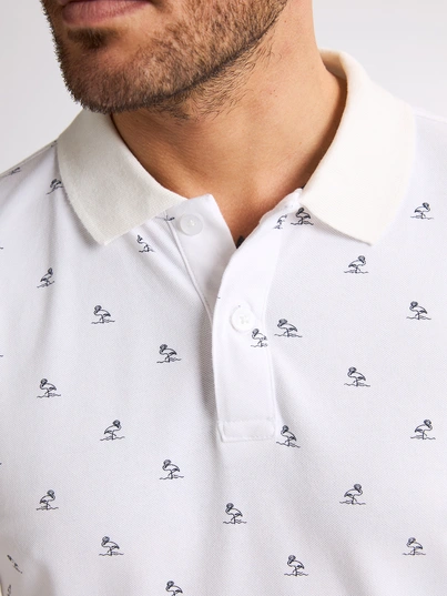 Petrol industries - Polo - Wit - M-1050-Pol921 - Men Polo Short Sleeve