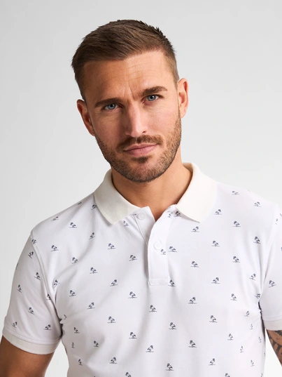 Petrol industries - Polo - Wit - M-1050-Pol921 - Men Polo Short Sleeve
