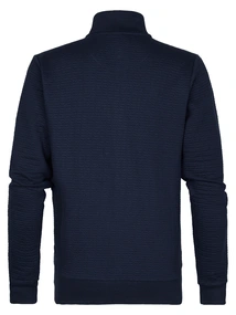 Petrol industries - Sweater vest - Donkerblauw - Men Sweater Collar Zip