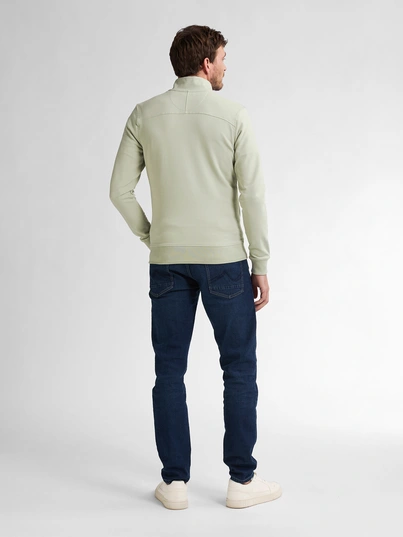 Petrol Industries - Sweater vest - Lichtgroen - Men Sweater Collar Zip - M-1050-Swc303