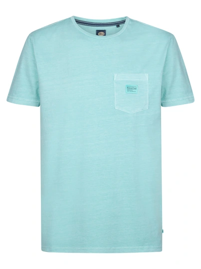 Petrol industries - T-shirt korte mouw - Aqua - M-1050-Tsr632 - Men T-Shirt SS