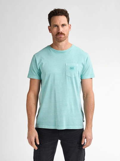 Petrol industries - T-shirt korte mouw - Aqua - M-1050-Tsr632 - Men T-Shirt SS