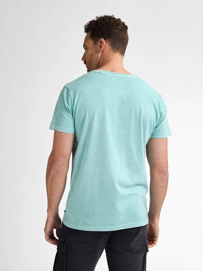 Petrol industries - T-shirt korte mouw - Aqua - M-1050-Tsr632 - Men T-Shirt SS
