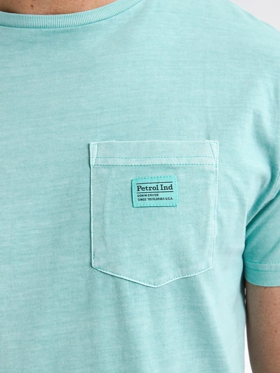 Petrol industries - T-shirt korte mouw - Aqua - M-1050-Tsr632 - Men T-Shirt SS
