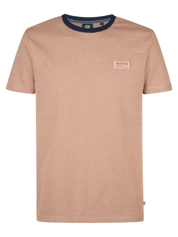 Petrol Industries - T-shirt korte mouw - Bruin - Men T-Shirt SS - M-1050-Tsr628