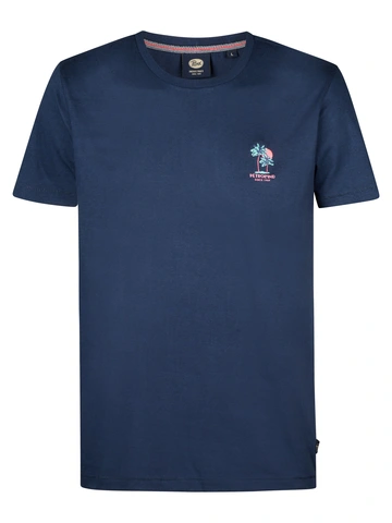 Petrol industries - T-shirt korte mouw - Donkerblauw - M-1050-Tsr644 - Men T-Shirt SS