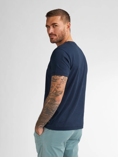 Petrol industries - T-shirt korte mouw - Donkerblauw - M-1050-Tsr644 - Men T-Shirt SS