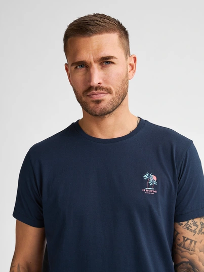 Petrol industries - T-shirt korte mouw - Donkerblauw - M-1050-Tsr644 - Men T-Shirt SS