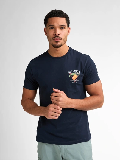 Petrol industries - T-shirt korte mouw - Donkerblauw - M-1050-Tsr646 - Men T-Shirt SS