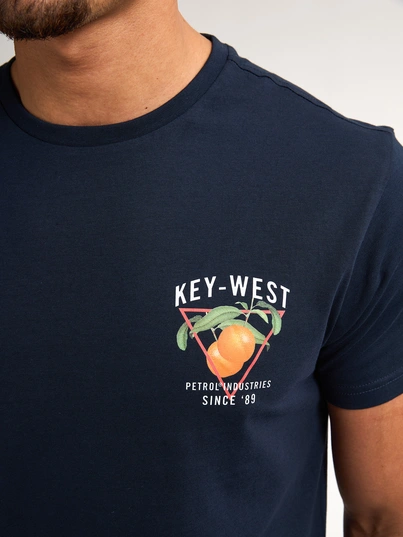 Petrol industries - T-shirt korte mouw - Donkerblauw - M-1050-Tsr646 - Men T-Shirt SS
