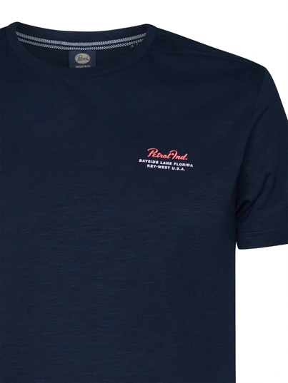Petrol industries - T-shirt korte mouw - Donkerblauw - M-1050-Tsr647 - Men T-Shirt SS