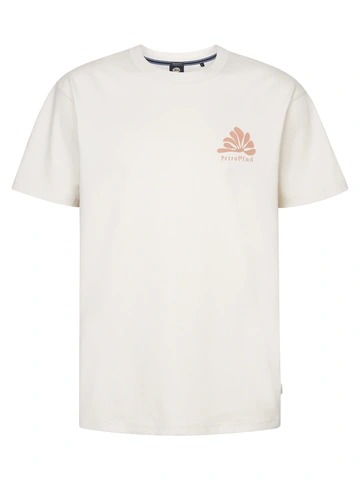 Petrol Industries - T-shirt korte mouw - Ecru - Men T-Shirt SS - M-1050-Tsr621