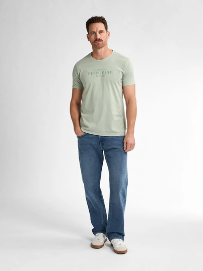 Petrol Industries - T-shirt korte mouw - Lichtgroen - Men T-Shirt SS - M-1050-Tsr616