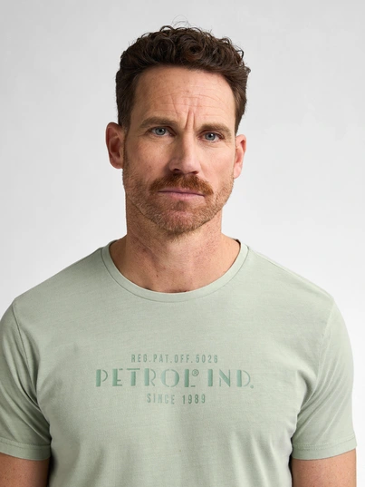 Petrol Industries - T-shirt korte mouw - Lichtgroen - Men T-Shirt SS - M-1050-Tsr616