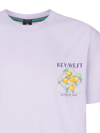 Petrol industries - T-shirt korte mouw - Lila - M-1050-Tsr649 - Men T-Shirt SS Classic Print