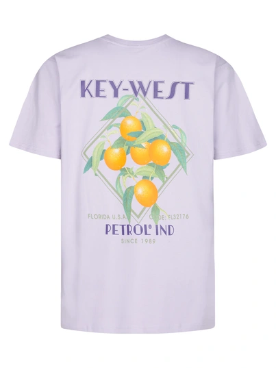 Petrol industries - T-shirt korte mouw - Lila - M-1050-Tsr649 - Men T-Shirt SS Classic Print