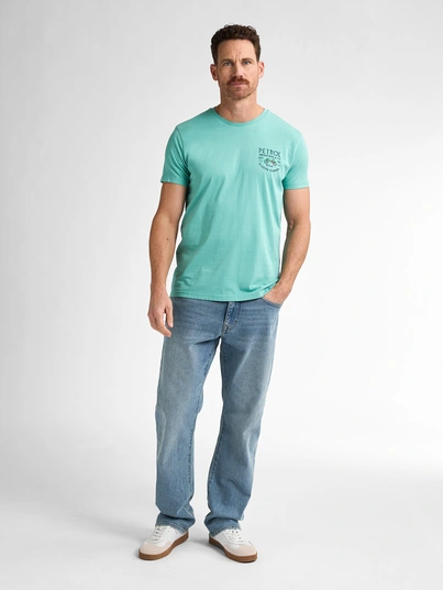 Petrol industries - T-shirt korte mouw - Petrol - M-1050-Tsr603 - Men T-Shirt SS Classic Print