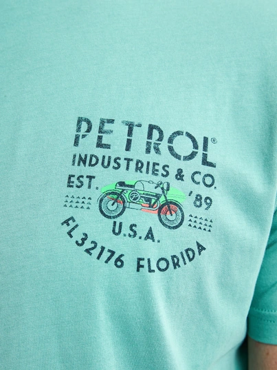 Petrol industries - T-shirt korte mouw - Petrol - M-1050-Tsr603 - Men T-Shirt SS Classic Print