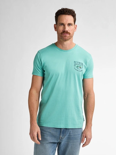 Petrol industries - T-shirt korte mouw - Petrol - M-1050-Tsr603 - Men T-Shirt SS Classic Print